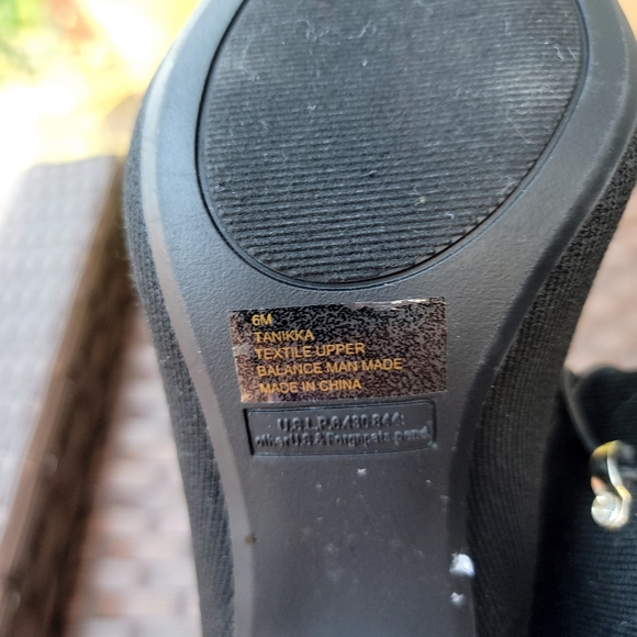 NWOT Sugar Tanikka black women's lace up heel sock booties. S 6 - Picture 7 of 11